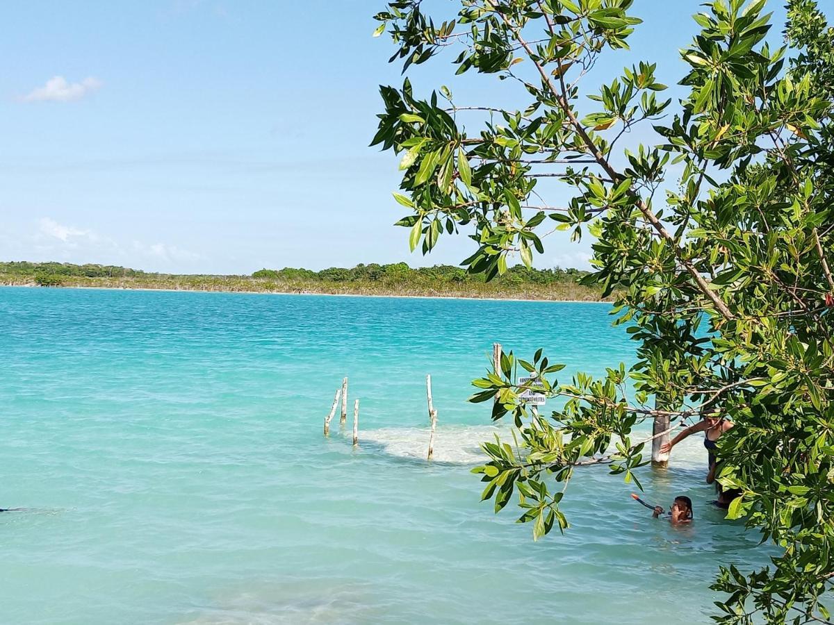 Mi Cuartito En Bacalar Apartment Exterior foto